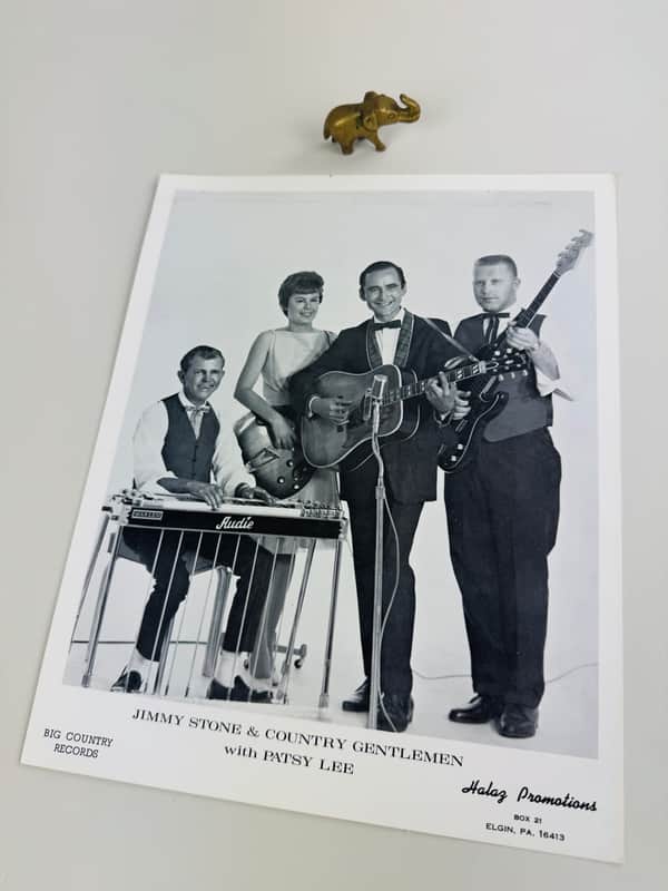 Jimmy Stone & Country Gentlemen with Patsy Lee – Big Country Records Promo Photo (c. 1962–1964) image 1