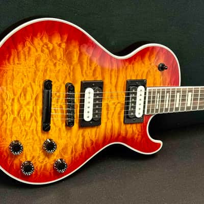 Dean Dean Thoroughbred Select Floyd Quilted Maple 2021 - Natural Black Burst image 8