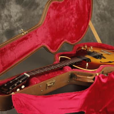 1962 Gibson ES-125 TDC Sunburst w/flame maple top image 25