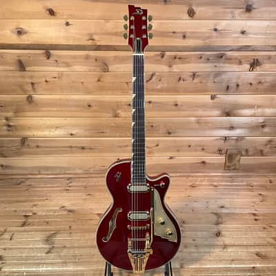 Duesenberg Starplayer TV Phonic Electric Guitar - Balboa Pearl Red image 2