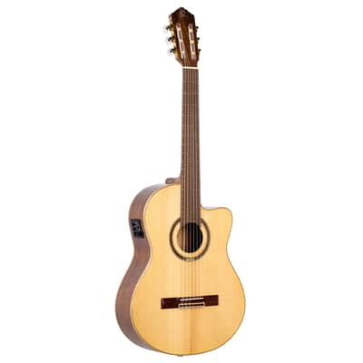 Ortega RCE138SN Performer Series Solid Spruce Top Mahogany Neck Cutaway Nylon 6-String Classical Acoustic-Electric Guitar w/Gig Bag image 2