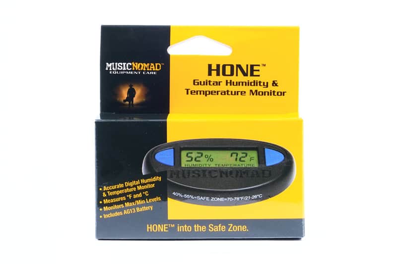 Music Nomad HONE Guitar Hygrometer, Humidity & Temperature Monitor image 1