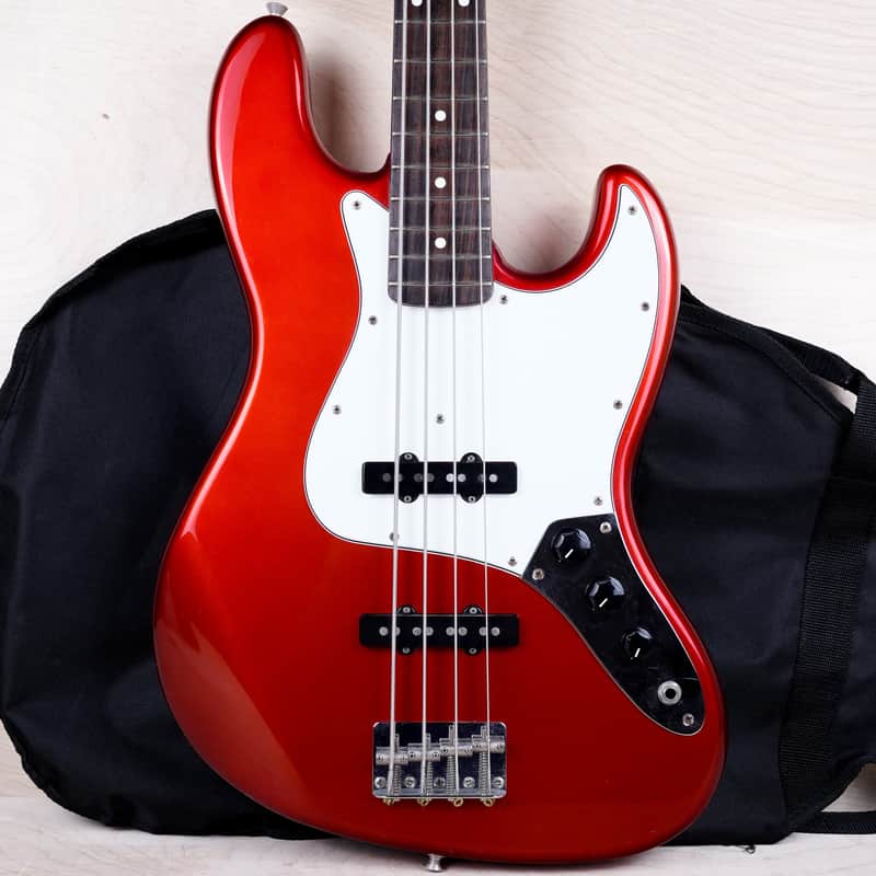 FGN JJB-5R J-Standard MIJ 2009 Candy Apple Red Fujigen Made in Japan w/ Bag image 1