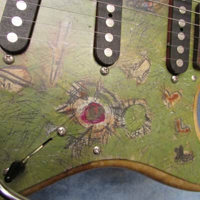 Schecter USA Custom Strat artist series 1996 - Custom Art image 3