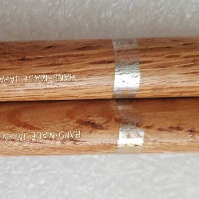 Vintage RARE! PRO-MARK * ED SHAUGHNESSY * 1970s ? JAZZ ROCK 707 DRUMSTICKS *OAK?* Factory Matched Pair Pro Mark Drumsticks image 6