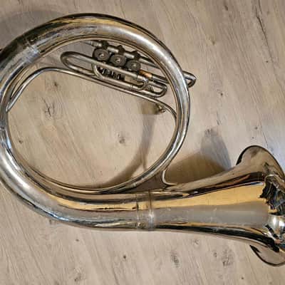 Helicon Eb Tuba Soviet 3 Valves Brass Pipe Wind Instrument Horn USSR Vintage and Rare image 7