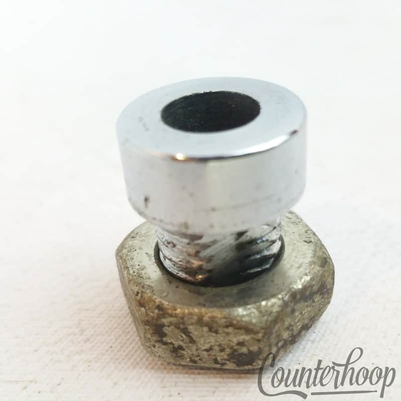 Sonor Drum Key Holder Mount Chrome Vintage60s Teardrop Era Germany Shell+Hex Nut image 1