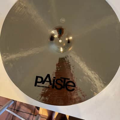 Paiste Twenty Custom 22" Full Ride Cymbal Rare 3218g Video! image 6