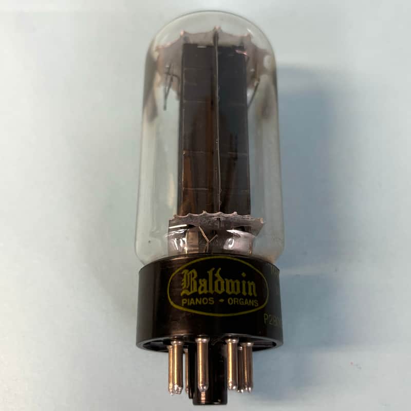 1950s Raytheon 5U4GB Vintage Black Plate Side Better Rectifier Tube! T372 image 1