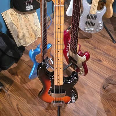 1978 Fender P Neck with 2019 American Standard body- Sunburst image 5