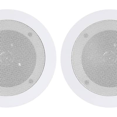 4) Rockville CC4T White 4" Commercial 70v Ceiling Speakers For Restaurant/Cafe image 3