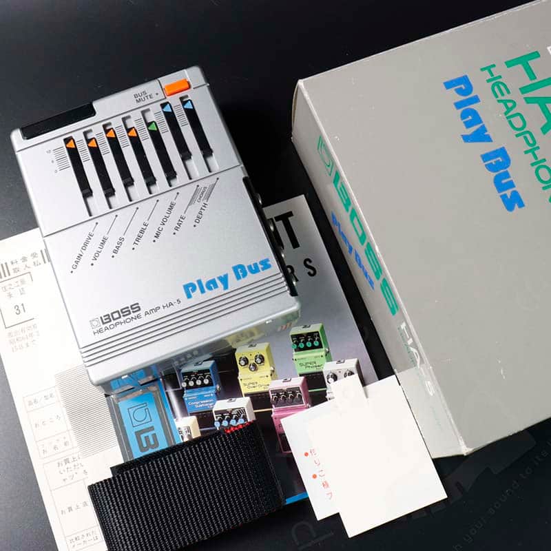 Boss HA-5 Play Bus Guitar Headphone Amp 1983 - 1989 MINT condition