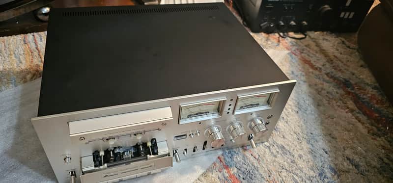 Pioneer stereo cassette tape deck CT-F1000 - Silver face image 1