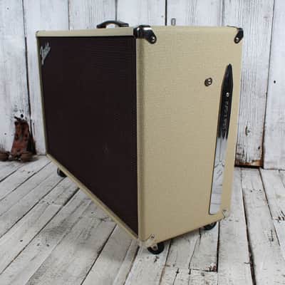Fender Super-Sonic 60 212 Electric Guitar Speaker Cabinet Blonde with Cover image 4