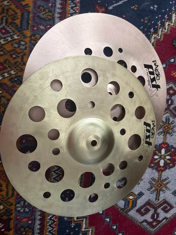 Paiste 14" PST X Swiss Flanger Stack Cymbals 2015 - Present - Traditional image 1