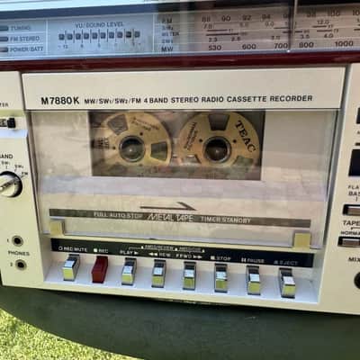SANYO M7880K Rare Vintage Boombox Warranty Tested Serviced image 23