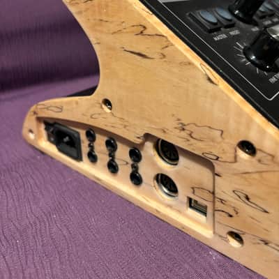 Moog Sub Phatty & Little Phatty or Stage2 replacement side panels. "Aqua Timber Chestnut2A" Polyester gloss finish. image 3