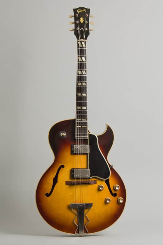 Gibson ES-175D Arch Top Hollow Body Electric Guitar (1962), ser. #49784, original black hard shell case. image 1