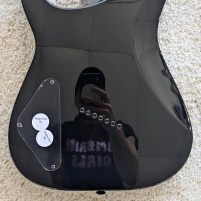 Jackson X Series Soloist Arch Top SLATX7Q 7-String Guitar, Trans Blue Burst DEMO image 4