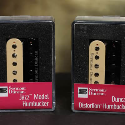 Seymour Duncan Distortion SH-6 Bridge SH-2 Jazz Neck Humbucker Pickup Set ZEBRA