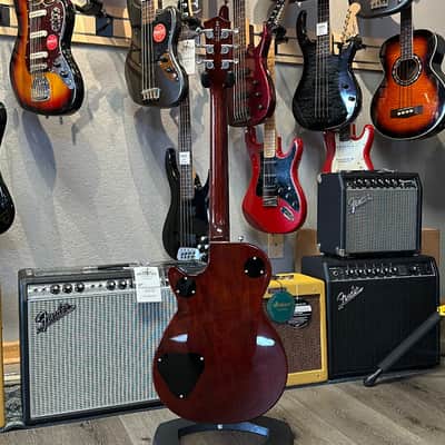 Gretsch G5220 BT BroadTron Jet in Dark Cherry Metallic w/ Case image 11