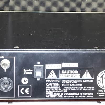 SWR 550X Head, 550W/4Ohm, Made in USA image 2