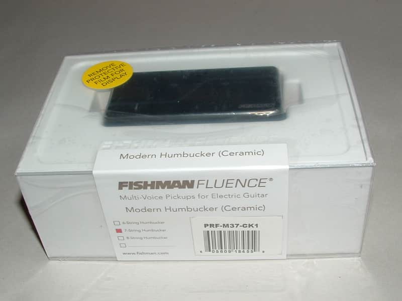 Fishman Fluence PRF-M37-CK1 7 String Modern Humbucker Ceramic 3 Voices (Black Nickel) image 1