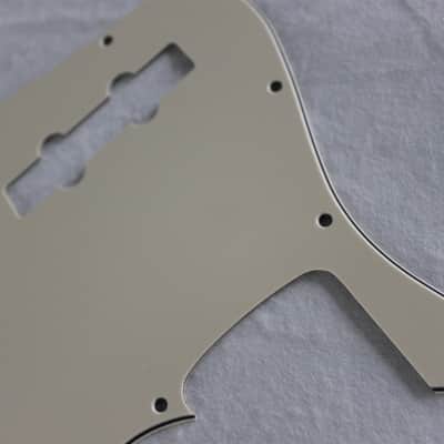 No Brand For Fender Jazz Bass Style Standard 3 Ply Vintage Yellow image 4