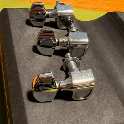 Schaller Made in W Germany 3x3 Chrome Tuners 70s 80s image 6