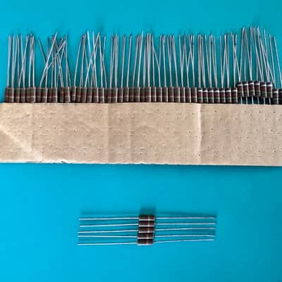 NOS 5x 1.5K 0.5W 1/2W 5% CARBON COMPOSITE COMP RESISTORS FOR TUBE AMP HIFI AMPLIFIER image 3