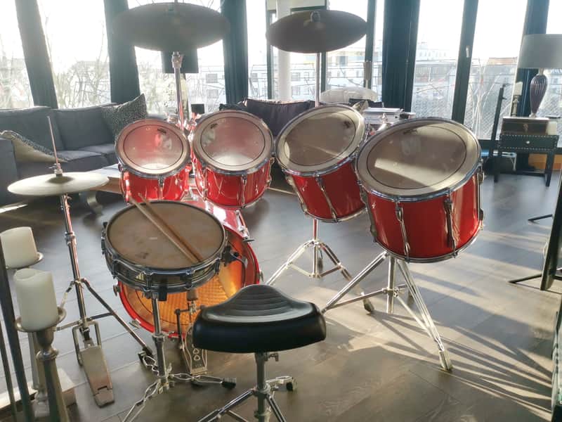 Yamaha 9000 Power Recording Custom 1991 - Hot Rod Red image 1