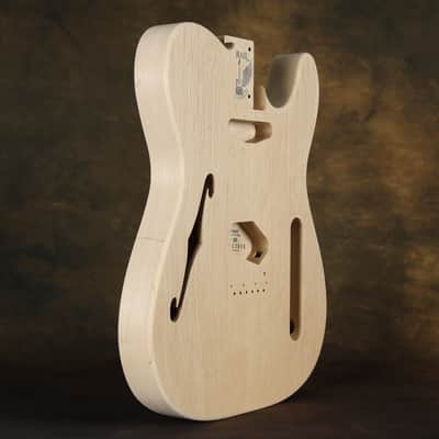 Grail USA Thinline Telecaster Body - Alder - 3 lbs. 14 oz. - Chambered - Unfinished image 4