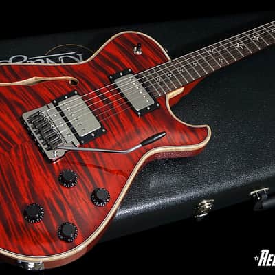 Knaggs Guitars Kenai Trem Hollowbody in Indian Red - New Model for 2026 image 2