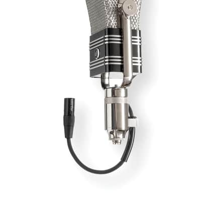 Warm Audio WA-44 Studio Ribbon Microphone w/Mic Stand Adapter, Embroidered Mic Sock & Case image 3