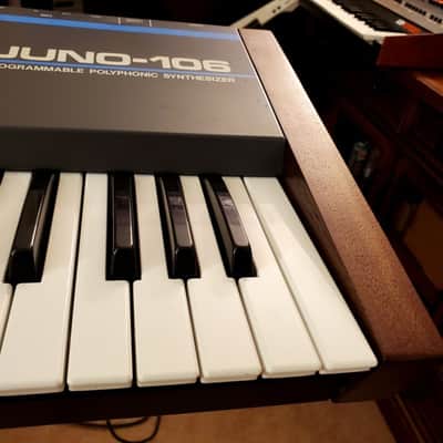 Roland Juno-106 Synthesizer Walnut Replacement Sides image 15