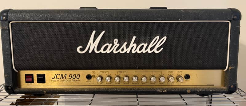 Marshall JCM 900 Model 4500 50-Watt Hi Gain Dual Reverb Head