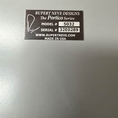 Immagine Rupert Neve Designs Portico 5032 Mic Preamp / EQ 2006 - 2008 - Red / Blue - 2