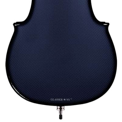Glasser Carbon Composite Acoustic Electric 5-String Cello Outfit 4/4 Size 2020s Blue image 3