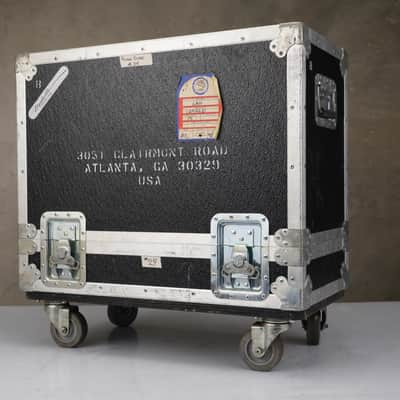 1962 Fender Super Amp 6G4-A Brown 2x10 Combo Amp w/ Flight Case #59038 image 2