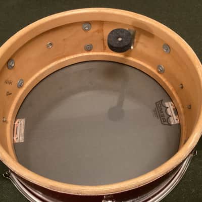 Slingerland No. 161 Deluxe Student Model 5.5x14" 6-Lug Snare Drum with Stick-Saver Hoops 1964 - Red Sparkle image 11