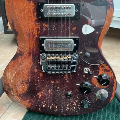 2014 Tony Iommi Black Sabbath John Diggins Relic Old Boy SG First ever made VOS! image 14