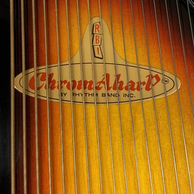 70's Rhythm Band 15-Chord 'ChromAharp' Autoharp with Original Deluxe Vinyl Gigbag image 4