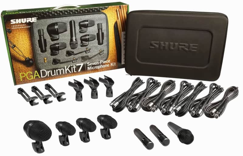 Shure PGADRUMKIT7 7pc Drum Microphone Kit image 1