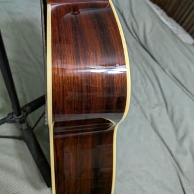 Bourgeois JOM Vintage AAAA Madagascar/Adirondack almost mint Baggs Anthem With soundhole mic and preamp image 20