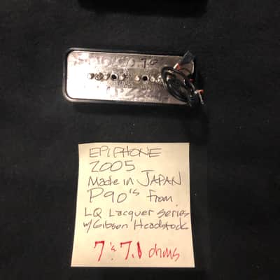 Epiphone Vintage 2005 P90 pickup set MIJ 2005 image 2