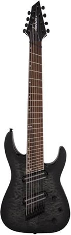 Jackson X Soloist Arch Top SLATX8Q MS 8-String Trans Black Burst image 1