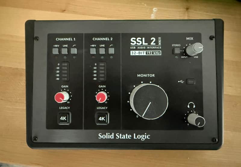 Solid State Logic SSL2 MKII USB Audio Interface 2024 - Present - Black image 1