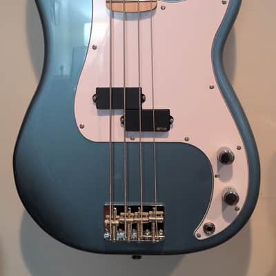 Fender Custom Player P-Bass (Tidepool) w/ Fender Jazz Neck & EMG Pickups image 1