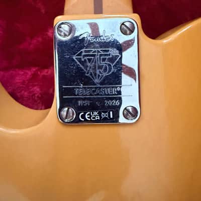 Fender 75th Anniversary Vintera Road Worn '51 Telecaster 2026 - Butterscotch Blonde image 6