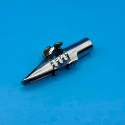 1990s Beechler Bellite 8 Stainless Steel Mouthpiece for Alto Sax image 6
